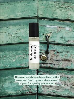 Sandalwood: Classic Unisex Fragrance 1/3 Oz Fragrance Oil